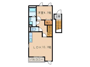 ヴィレッジの物件間取画像